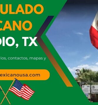Consulado mexicano Presidio, TX, USA