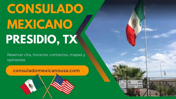 Consulado mexicano Presidio, TX, USA