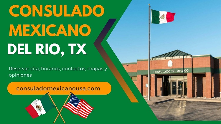 Consulado mexicano en Del Rio, TX, USA