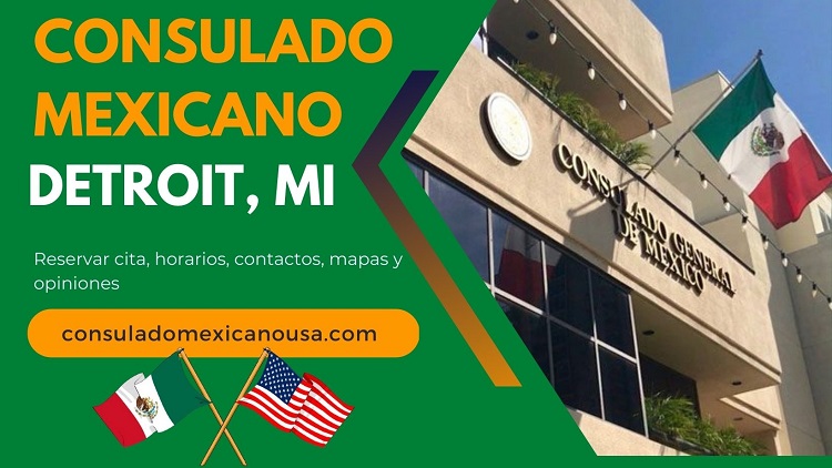 Consulado mexicano en Detroit, MI, USA