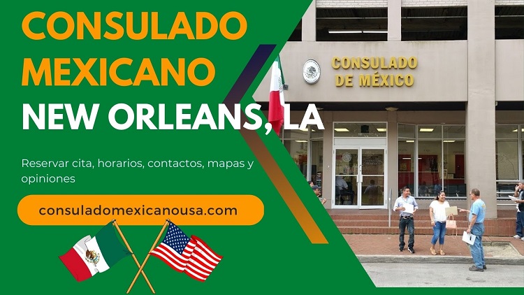 Consulado mexicano en New Orleans LA, USA