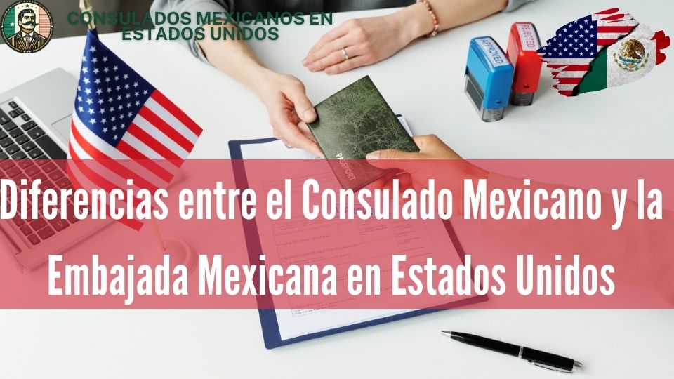 Diferencias entre el Consulado Mexicano y la Embajada Mexicana en Estados Unidos